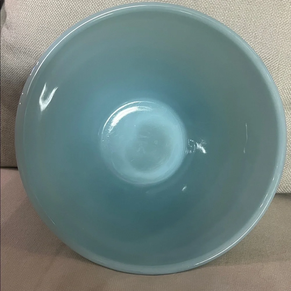 Azurite Delphite Fire King, Set of two blue bowls - Picture 3 of 6